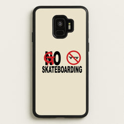 Go Skateboarding - Skate Aesthetic   - Skate Aesthetic Phone Case for Galaxy S9