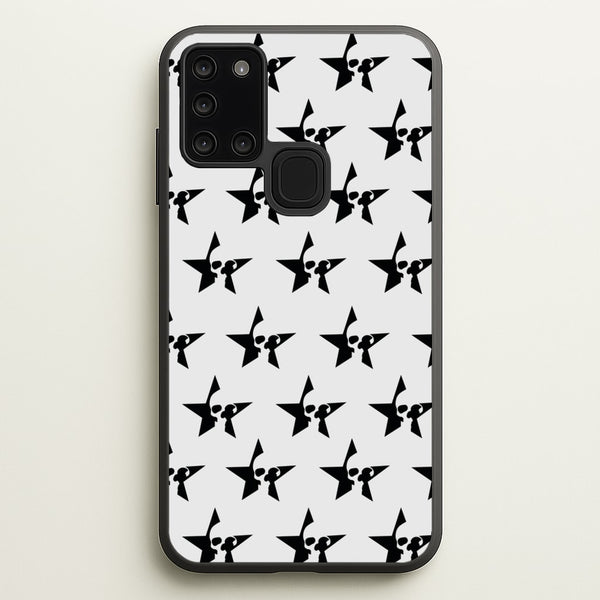 Skulls And Stars - Skate Aesthetic   - Skate Aesthetic Phone Case for Galaxy A21s