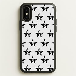 Skulls And Stars - Skate Aesthetic   - Skate Aesthetic Phone Case for iPhone X / XS