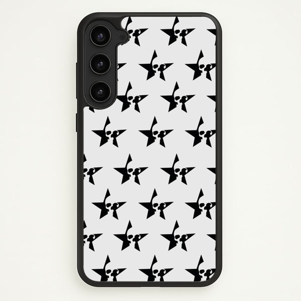 Skulls And Stars - Skate Aesthetic   - Skate Aesthetic Phone Case for Galaxy S23