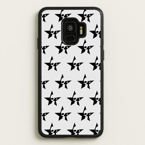 Skulls And Stars - Skate Aesthetic   - Skate Aesthetic Phone Case for Galaxy S9