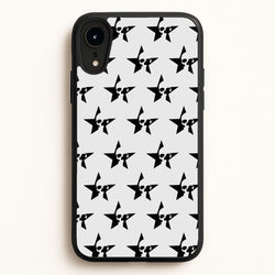 Skulls And Stars - Skate Aesthetic   - Skate Aesthetic Phone Case for iPhone XR