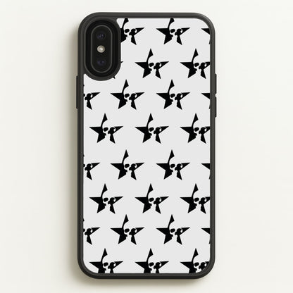 Skulls And Stars - Skate Aesthetic   - Skate Aesthetic Phone Case for iPhone XS Max