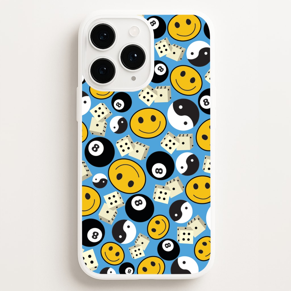 8 Ball Pattern - Skate Aesthetic  Phone Case