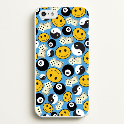 8 Ball Pattern - Skate Aesthetic   - Skate Aesthetic Phone Case for iPhone 5 / 5s / SE 2016