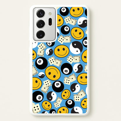 8 Ball Pattern - Skate Aesthetic   - Skate Aesthetic Phone Case for Galaxy Note 20 Ultra