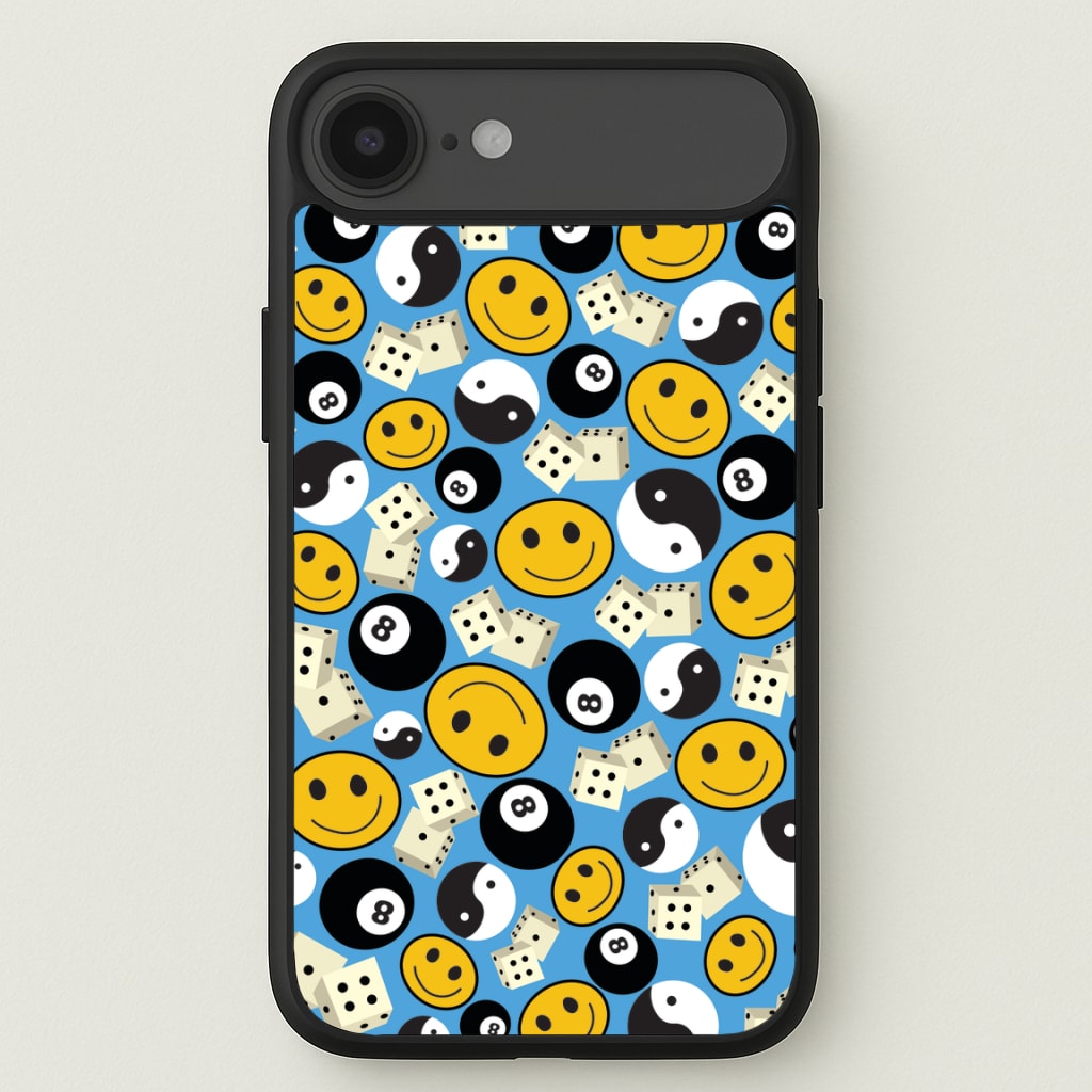 8 Ball Pattern - Skate Aesthetic Phone Case for iPhone 17 Air