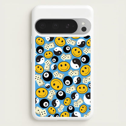 8 Ball Pattern - Skate Aesthetic   - Skate Aesthetic Phone Case for Google Pixel 9 Pro XL