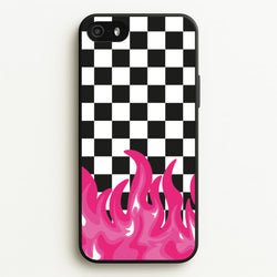 Pink Flame - Skate Aesthetic   - Skate Aesthetic Phone Case for iPhone 5 / 5s / SE 2016
