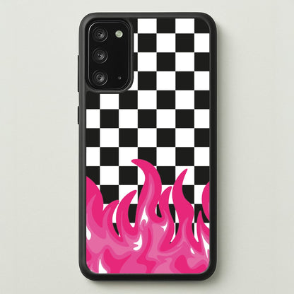 Pink Flame - Skate Aesthetic   - Skate Aesthetic Phone Case for Galaxy Note 20