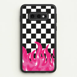 Pink Flame - Skate Aesthetic   - Skate Aesthetic Phone Case for Galaxy S10e