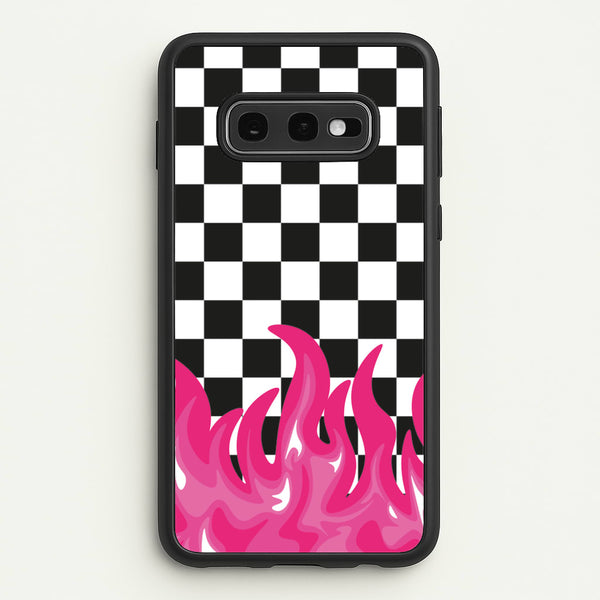 Pink Flame - Skate Aesthetic   - Skate Aesthetic Phone Case for Galaxy S10e