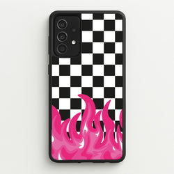 Pink Flame - Skate Aesthetic   - Skate Aesthetic Phone Case for Galaxy A52 / A52s