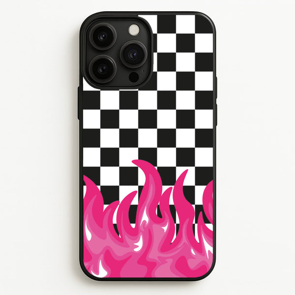 Pink Flame - Skate Aesthetic   - Skate Aesthetic Phone Case for iPhone 13 Pro Max