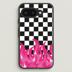 Pink Flame - Skate Aesthetic   - Skate Aesthetic Phone Case for Google Pixel 9a