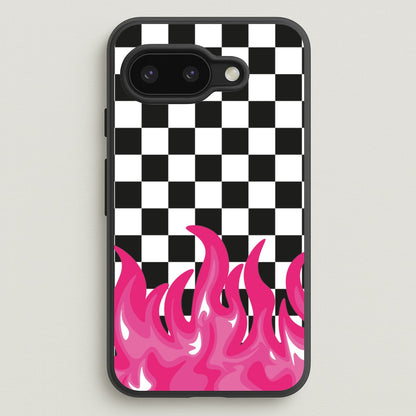 Pink Flame - Skate Aesthetic   - Skate Aesthetic Phone Case for Google Pixel 9a