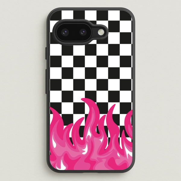 Pink Flame - Skate Aesthetic   - Skate Aesthetic Phone Case for Google Pixel 9a
