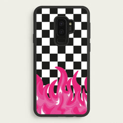 Pink Flame - Skate Aesthetic   - Skate Aesthetic Phone Case for Galaxy S9 Plus
