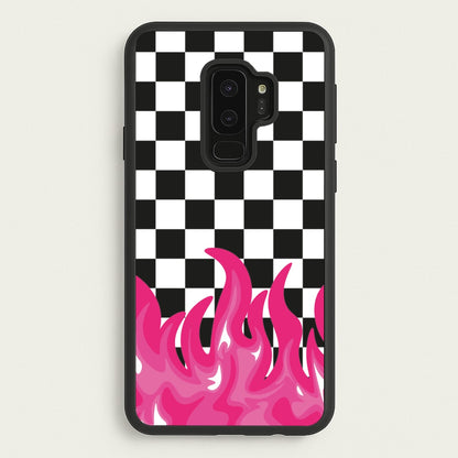 Pink Flame - Skate Aesthetic   - Skate Aesthetic Phone Case for Galaxy S9 Plus