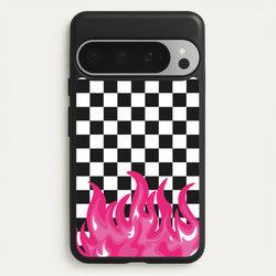Pink Flame - Skate Aesthetic   - Skate Aesthetic Phone Case for Google Pixel 9 Pro XL