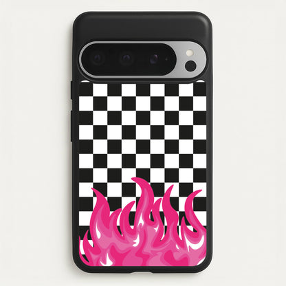 Pink Flame - Skate Aesthetic   - Skate Aesthetic Phone Case for Google Pixel 9 Pro XL