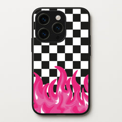 Pink Flame - Skate Aesthetic   - Skate Aesthetic Phone Case for iPhone 15 Pro Max