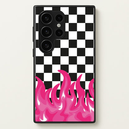 Pink Flame - Skate Aesthetic   - Skate Aesthetic Phone Case for Galaxy S24 Ultra