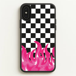 Pink Flame - Skate Aesthetic   - Skate Aesthetic Phone Case for iPhone XS Max