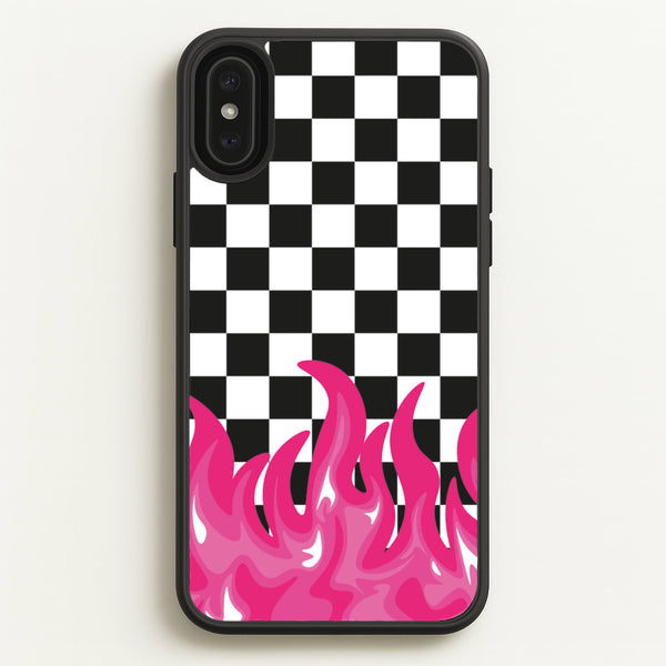Pink Flame - Skate Aesthetic   - Skate Aesthetic Phone Case for iPhone XS Max