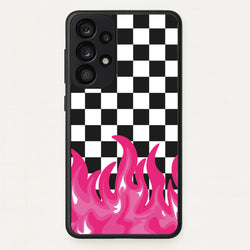 Pink Flame - Skate Aesthetic   - Skate Aesthetic Phone Case for Galaxy A53