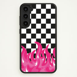 Pink Flame - Skate Aesthetic   - Skate Aesthetic Phone Case for Galaxy S23
