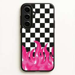 Pink Flame - Skate Aesthetic   - Skate Aesthetic Phone Case for Galaxy A56