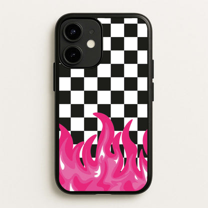 Pink Flame - Skate Aesthetic   - Skate Aesthetic Phone Case for iPhone 12 / 12 Pro