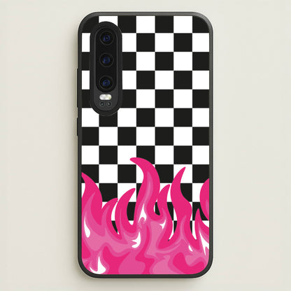 Pink Flame - Skate Aesthetic   - Skate Aesthetic Phone Case for Huawei P30