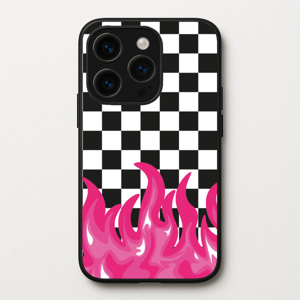 Pink Flame - Skate Aesthetic   - Skate Aesthetic Phone Case for iPhone 14 Pro Max