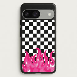 Pink Flame - Skate Aesthetic   - Skate Aesthetic Phone Case for Google Pixel 9 / 9 Pro