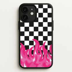 Pink Flame - Skate Aesthetic   - Skate Aesthetic Phone Case for iPhone 11
