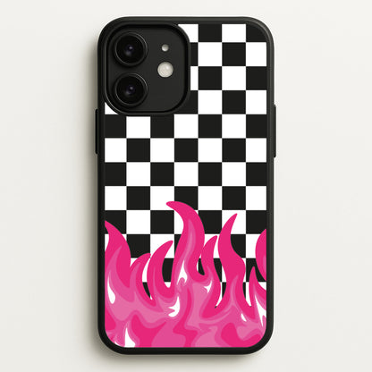 Pink Flame - Skate Aesthetic   - Skate Aesthetic Phone Case for iPhone 11