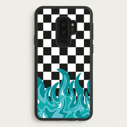 Blue Flame - Skate Aesthetic   - Skate Aesthetic Phone Case for Galaxy S9 Plus
