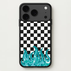 Blue Flame - Skate Aesthetic Phone Case for iPhone 17 Pro Max