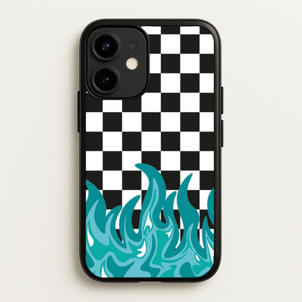 Blue Flame - Skate Aesthetic   - Skate Aesthetic Phone Case for iPhone 12 / 12 Pro
