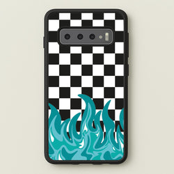Blue Flame - Skate Aesthetic   - Skate Aesthetic Phone Case for Galaxy S10 Plus