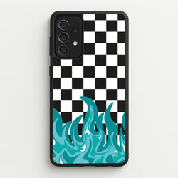 Blue Flame - Skate Aesthetic   - Skate Aesthetic Phone Case for Galaxy A52 / A52s