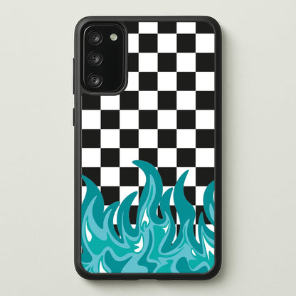 Blue Flame - Skate Aesthetic   - Skate Aesthetic Phone Case for Galaxy A41