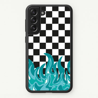 Blue Flame - Skate Aesthetic   - Skate Aesthetic Phone Case for Galaxy S22 Plus