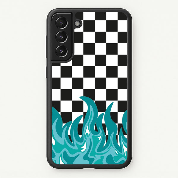 Blue Flame - Skate Aesthetic   - Skate Aesthetic Phone Case for Galaxy S22