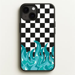 Blue Flame - Skate Aesthetic   - Skate Aesthetic Phone Case for iPhone 13