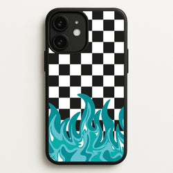 Blue Flame - Skate Aesthetic   - Skate Aesthetic Phone Case for iPhone 11