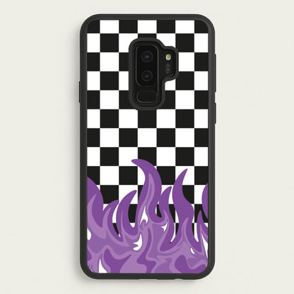Purple Flame - Skate Aesthetic   - Skate Aesthetic Phone Case for Galaxy S9 Plus
