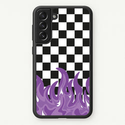 Purple Flame - Skate Aesthetic   - Skate Aesthetic Phone Case for Galaxy S21 Plus